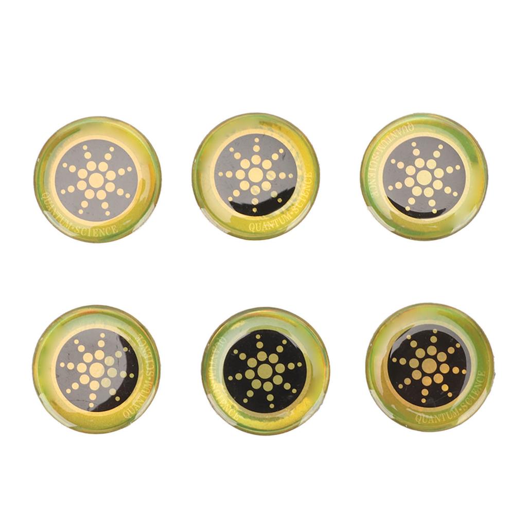 6pcs Cell Phone Stickers Self Adhesive Radiation Protection Stickers for Computers Phones 5G