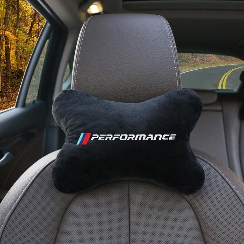 Cuscino Supporto Collo Auto Poggiatesta per BMW M Performance F30 F10 G20 G30 X1 X3 X5 X6 E46 E90 Accessori Auto
