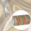 150d 250 Crafts Meters Leather Flat Sewing Thread Hand Stitching Waxed Thread Colorful