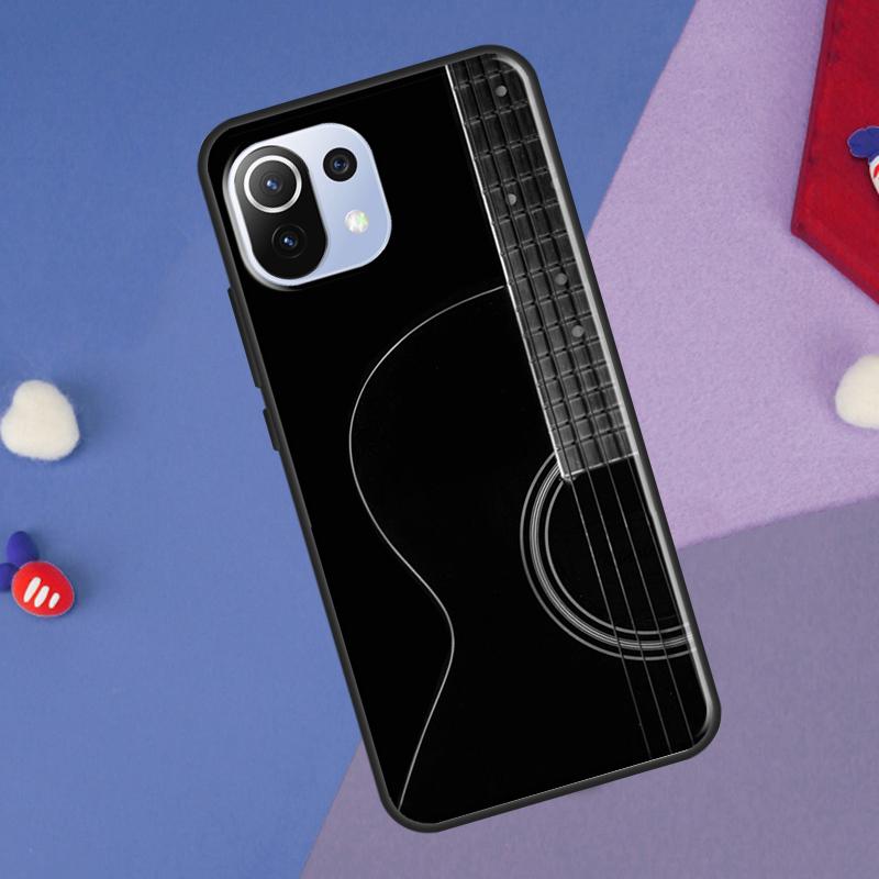 Guitar Instrument Music Cover For Xiaomi 14 Ultra 13 11T 12T 13T 14T Pro POCO X6 X7 Pro X3 X5 F3 F5 F6 M6 Pro Case