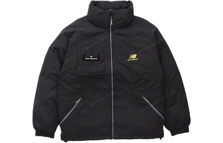 New Balance Down Jackets Men s Black Stand Collar Moderate Other AMJ14308-BK S