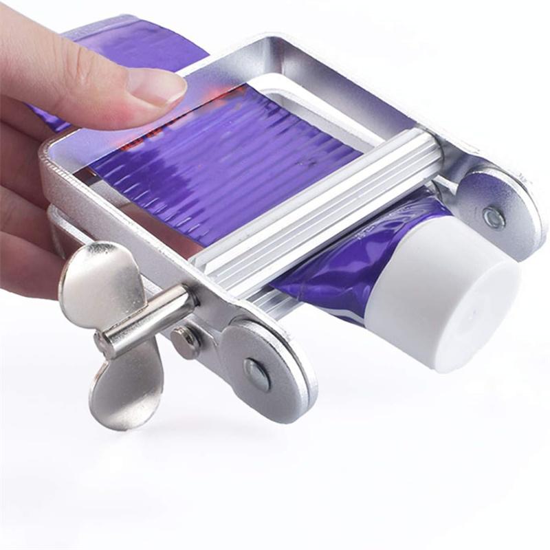 Toothpaste Squeezer Tooth Paste Holder Household Bathroom Tools Tube Cosmetics Facial Cleanser Rolling Squeezing Dispenser