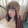 Women Hat Solid Color Faux Pearl Design Super Soft Breathable Wear Resistant Women Spring Autumn Knitted Hat Beanie Cap Decor Fo