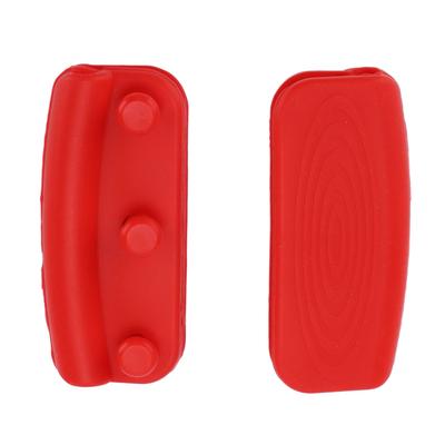 2 Stück Silikon Topfgriffhalter Topfhalter Hülle Wärmeisolierte Stielpfannengriffabdeckung für Küche