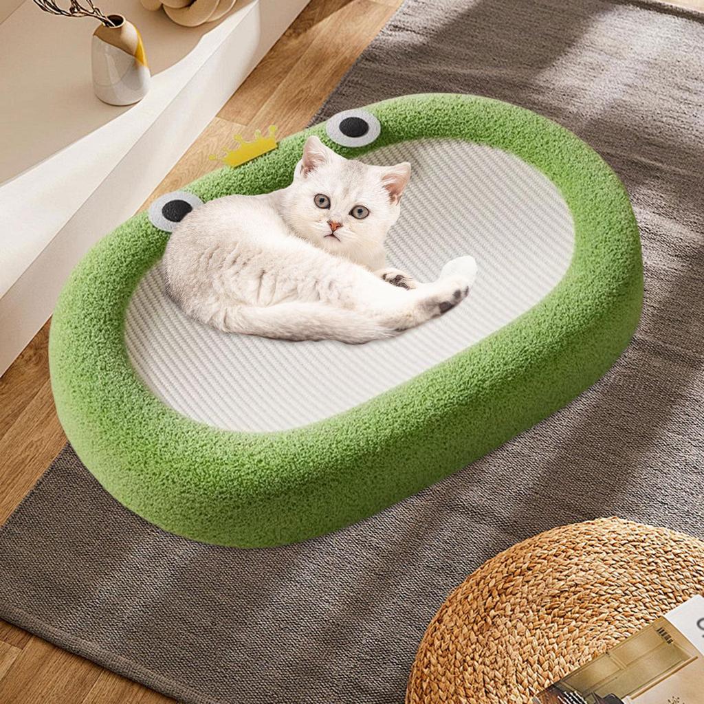 Cat Scratcher Lounge Furniture Protection Pet Supplies Pet Bed Frog Design Cat Scratching Board for Indoor Cats Grinding Claw