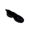 Sheepskin Retro Thick Heel Velcro Versatile Round Head Leather One-pedal Small Leather Shoes Women