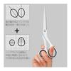 Plus Scissors Twist Ring Stainless Steel Scissors Extra Blue SC-185TR 34-925
