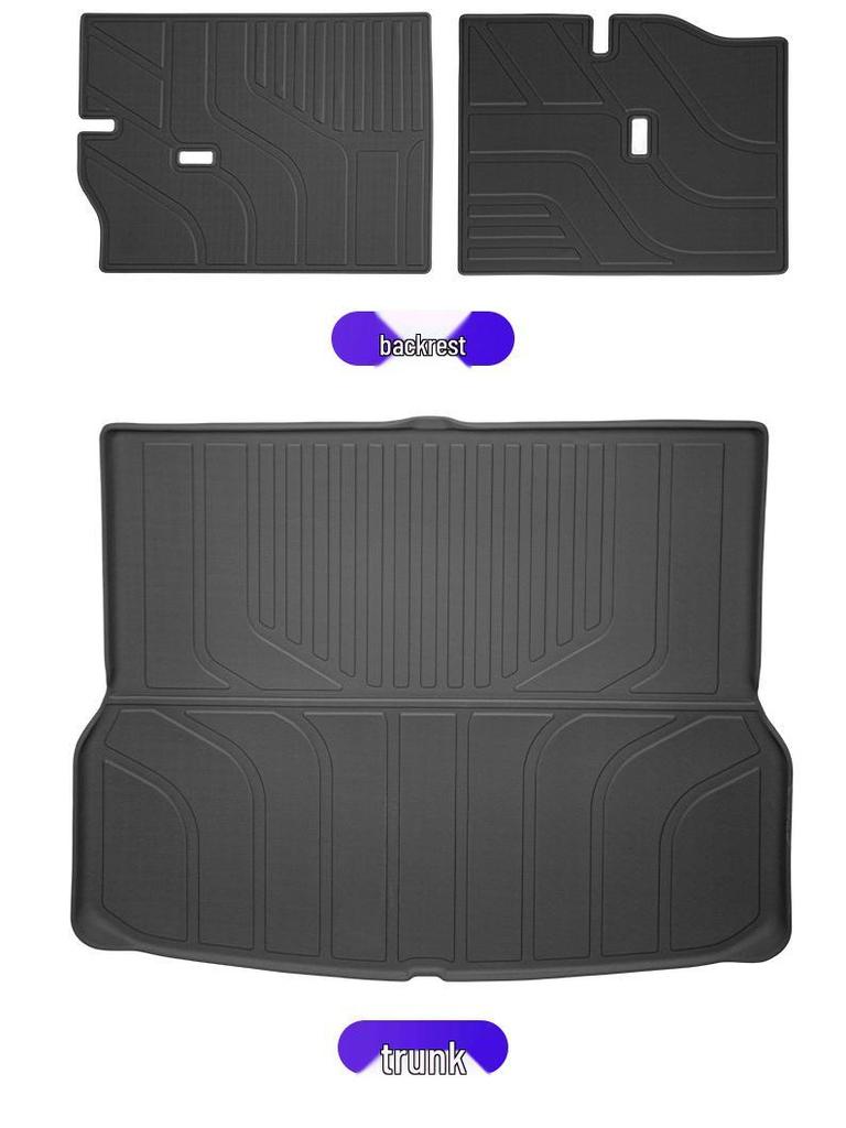 Eco-Friendly TPE Trunk and Seat Back Mats for 25 Leapmotor B10 Models