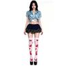Breathable Blood Stained Cape Hooded Design Cosplay Costume Cloak  for Cosplay Party