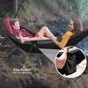 Camping Hängematte Tragbares Fallschirm-Nylon Hängebett Mit 2 Baumgurten Geeignet Für Rucksackreisen Strand Hof Und Terrasse