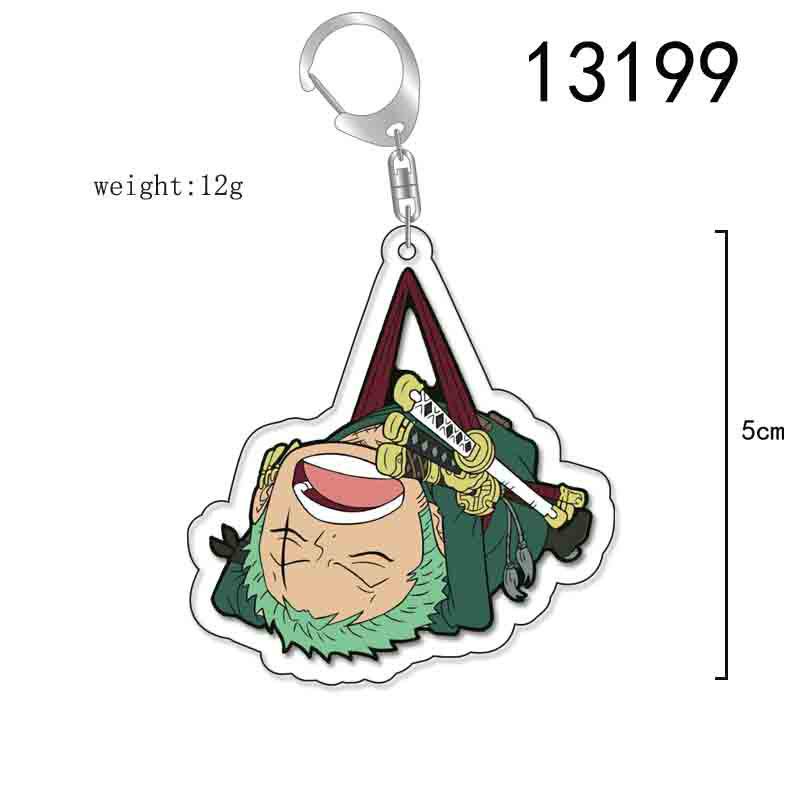 Acrylic Keychain - Luffy, Zoro, Nami Anime Pendant