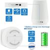 Smart Sleep Aid Night Light and Sound Machine USB Rechargeable Table Lamp with 15 Colors Touch Control Soothing Music Timer for Baby Nursery and Home