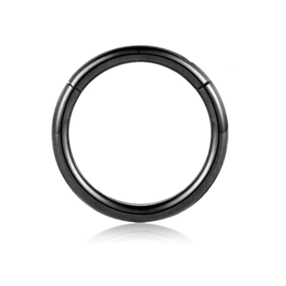 WKOUD 16G Surgical Steel Septum Piercing Nose Hoop Clicker Ring Lip Labret Conch Helix Cartilage Daith Earring Hoop Jewelry