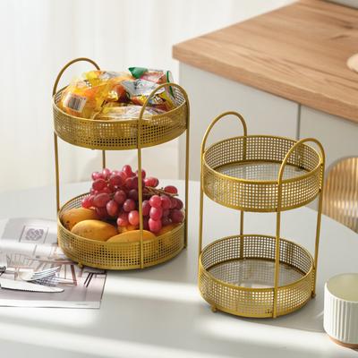 Fruit Basket Multi-Layer Fruit Plate Rack Living Room Coffee Table Household Snack Rack Nordic Candy Storage Rack