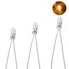 Pack of 100 3mm 12V Clear Wheat Bulbs, Compact, for Diorama Lighting, Model Trains, Railways, Buildings, and More (MP02W-100JP)