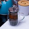 Zaparzacz do kawy/herbaty 0,60L French Press srebrny KLAUSBERG KB-7683