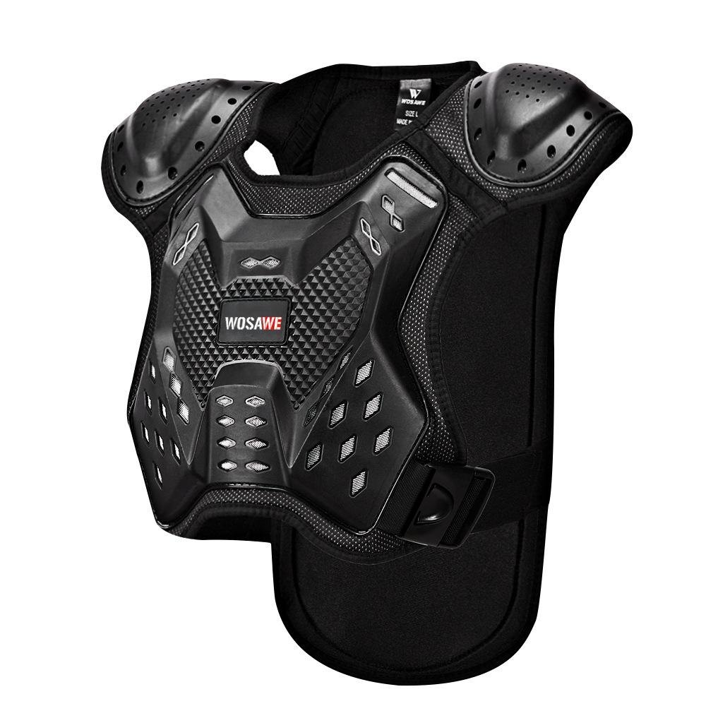 WOSAWE or Back Protector Spine Chest Protection MTB Motocross Racing Body Protective Vest Motorbike Jacket Size S