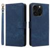 For iPhone 16 Pro Wallet Case RFID Blocking PU Leather Cover Stand View