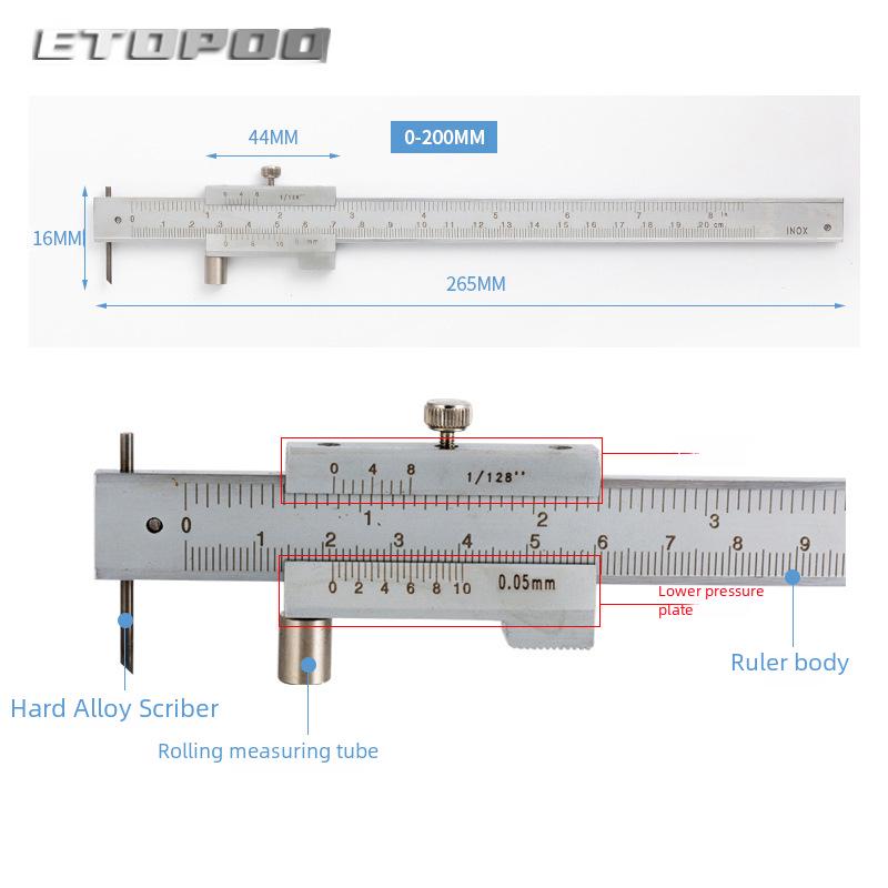 Etopoo Honor Vernier Caliper Gauge - 200/300/500MM