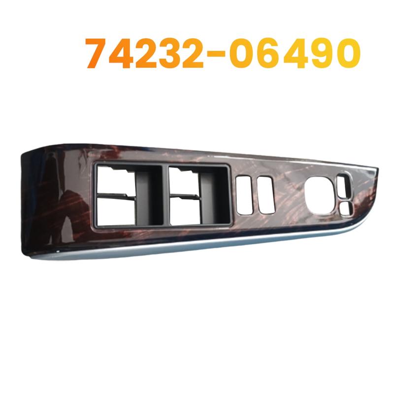 Panelový rámeček spínače stahování levého předního okna auta 74232-06490 7423206490 Pro Toyota Camry 2012-2017 Panelový rámeček loketní opěrky