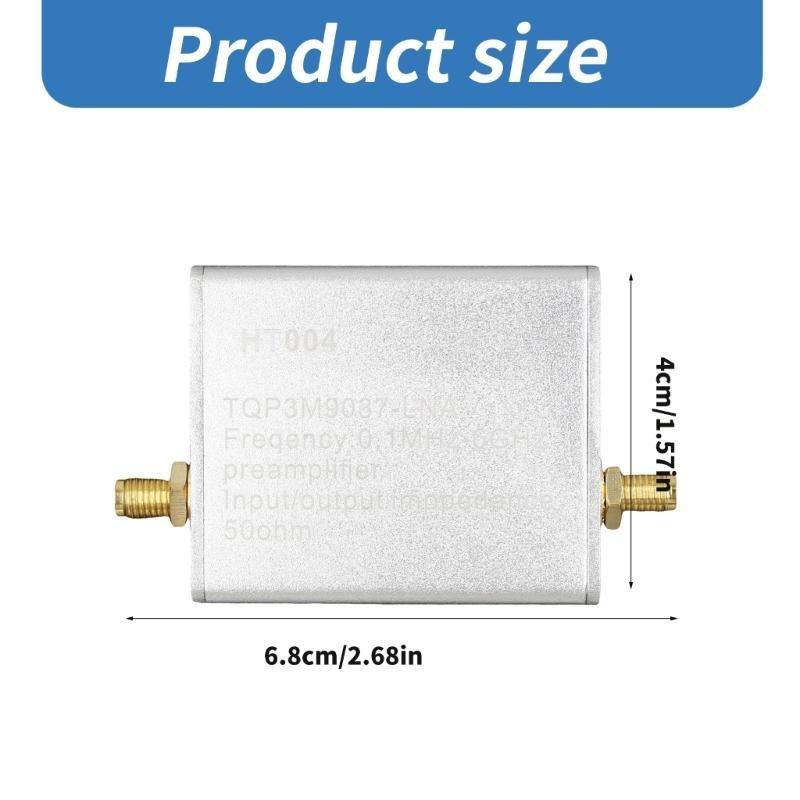 100K-6GHz Radio Frequency Widebands Amplifier 20dB High Gains Low Noise Amplifier DC5V 75mA Module