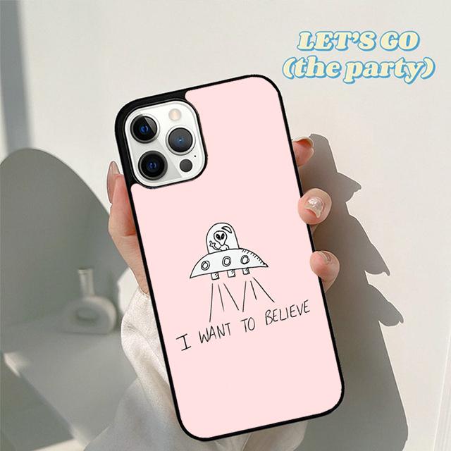 Autumu I want to believe UFO Phone Case Cover for iPhone 17 Air 16 16e 15 12 11 13 14 Pro Max Apple Plus Coque