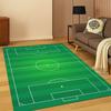 Classic Football Field Soccer Sport Carpet Rug for Bedroom Living Room Sofa Playroom Doormat Home Decor,Kid Area Rug Non-slip