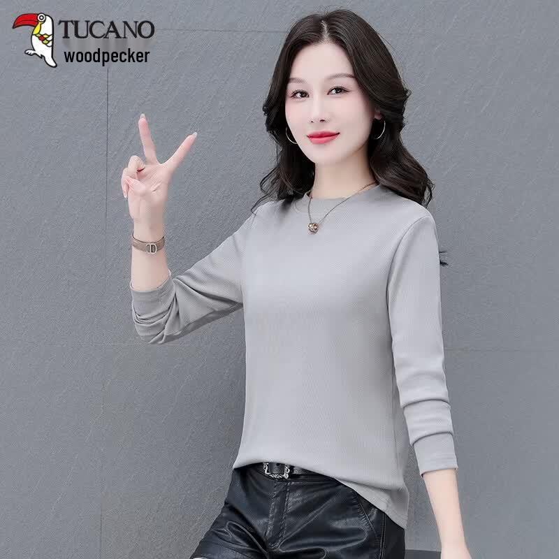 TUCANO Women's Long-Sleeve Cotton-Blend T-Shirt