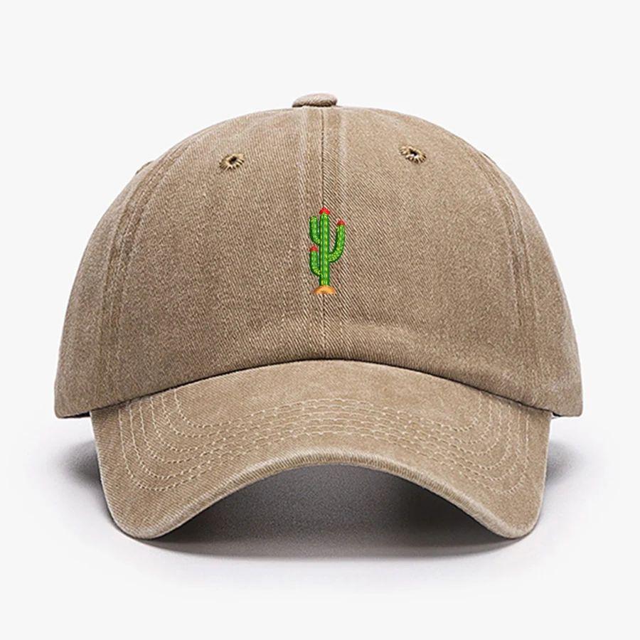Yiran bag Mini Cactus Vintage Zachte Baseballpetten Mannen Vrouwen Gewassen Pet Sport Vissen Papa Vizier Zomer Herfst Mode Pet Adjustable