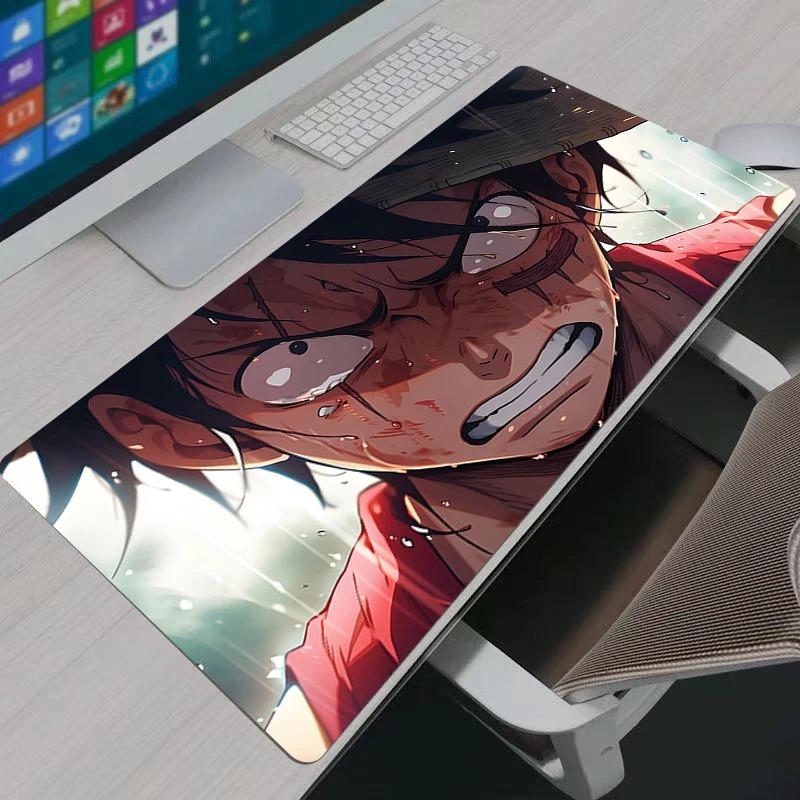 One Piece Luffy Mouse Pad Gaming XL Home New HD PC Mousepad XXL Keyboard Pad NonSlip Office Carpet Laptop Big Mice Pad
