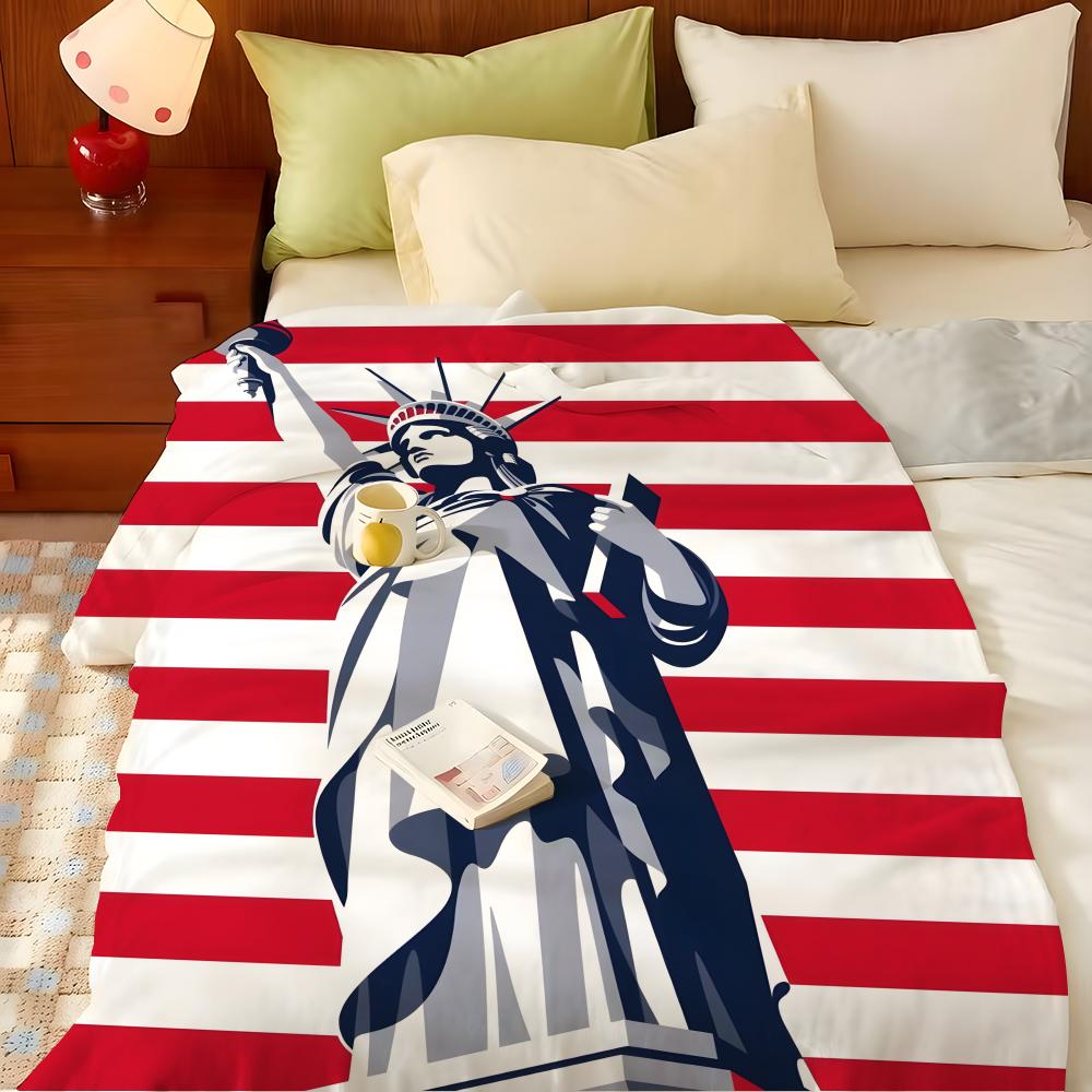 Artist M-Malika F-Favre Throw Flannel Throw Blanket, Lightweight Cozy, Durable Washable Cute Cool