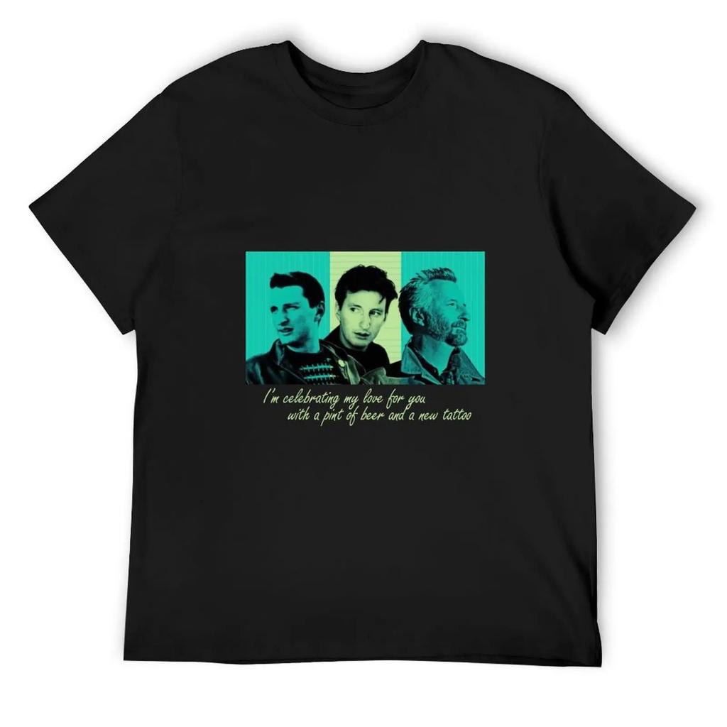 Billy Bragg Celebrating My Love For You Lyric T-Shirt Affliction Shirts Shirts Graphic Tees Tshirts Personalised Men T Shirt