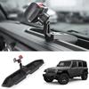 Car Dashboard Organizer Box Phone Clamp Stand Bracket Holder Storage Tray For JEEP WRANGLER JL Gladiator JT 2018+