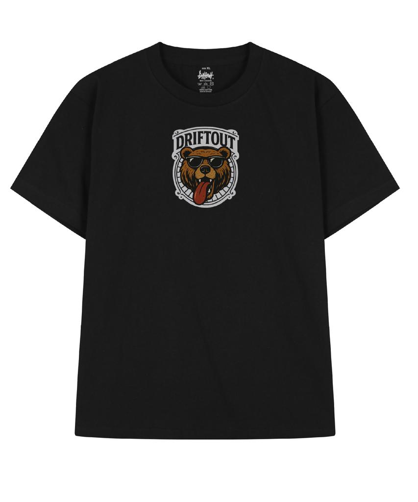 DRIFTOUT Wild Tongue-Out Bear Short Sleeve T-Shirt (3 Colors)