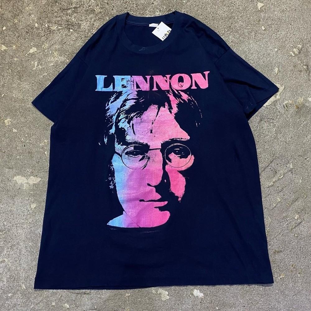 Винтажная футболка John Lennon Подарок для фанатов Черная S-5XL ZL219 Унисекс XXXL