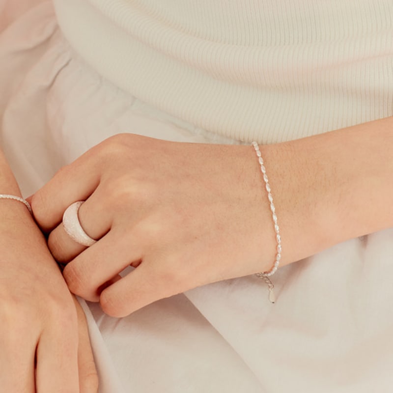 murmur [925silver]Shine egg bracelet