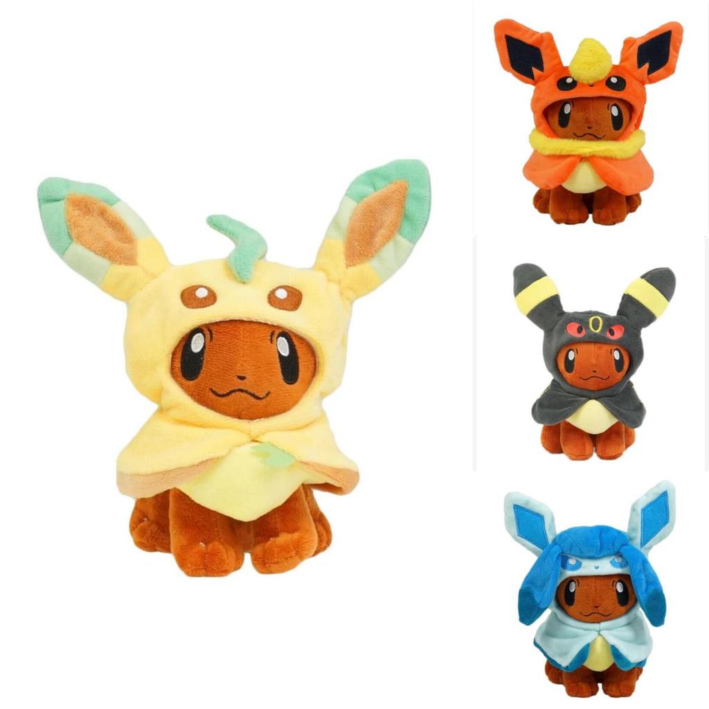 Adorable Pokemon Center Eevee Sylveon Flareon Nymphia Plush Doll Soft Figure Toy