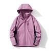Lightweight Waterproof Windproof Outdoor Hiking Jacket Men Women Removable Hood Thin Softshell Sport Coat