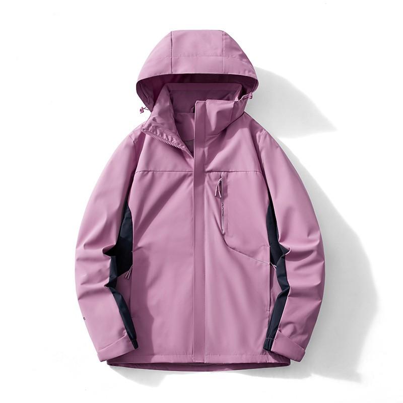Lightweight Waterproof Windproof Outdoor Hiking Jacket Men Women Removable Hood Thin Softshell Sport Coat