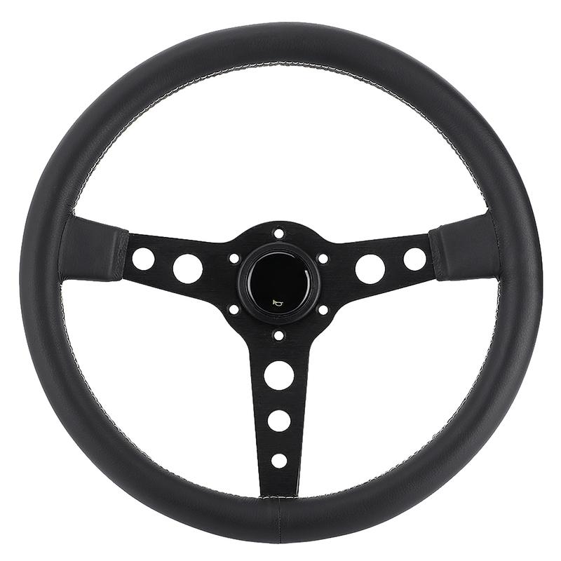 Racing Steering Wheel 350mm Dia Universal Good Grip Aluminum Alloy Antirust Car Steering Wheel for MOMO Prototipo 6