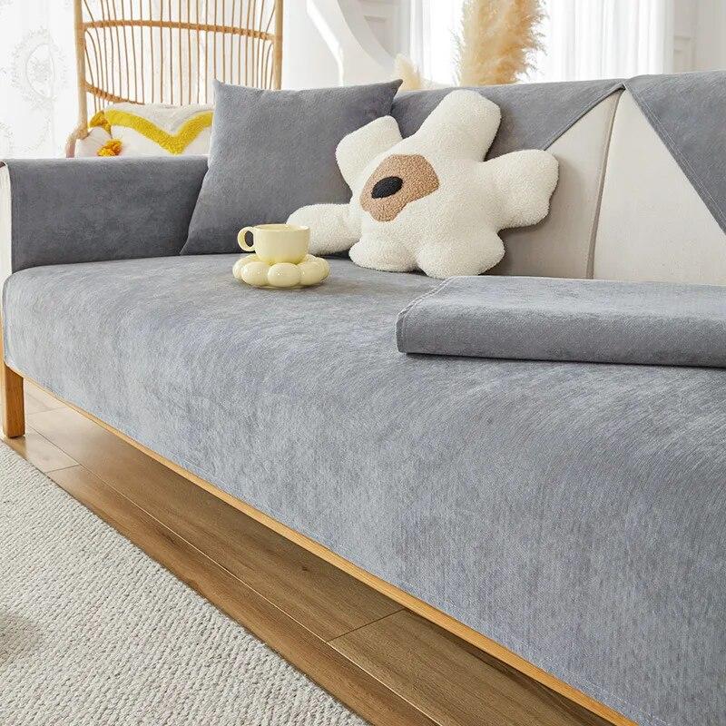 Technology Waterproof Sofa Cushion Cover Cloth Towel Four Seasons Universal Non-Slip Sofa Cover Anti-Cat Scratch Cloth Cushion