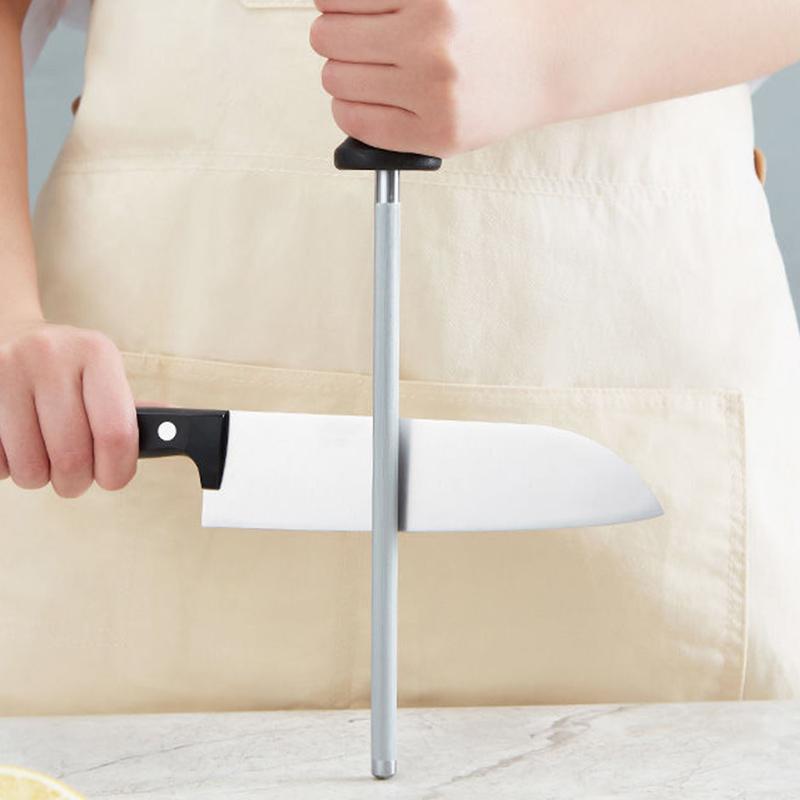 Professional Grinding Tool Stick Stainless Steel Diamond Sharpening Honing Steel Knife Sharpener Rod