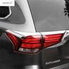 4PCS ABS Chrome Accessories For Mitsubishi Outlander 2015 -  Rear Tail Lights Lamp Eyelid Eyebrow Molding Cover Kit Trim
