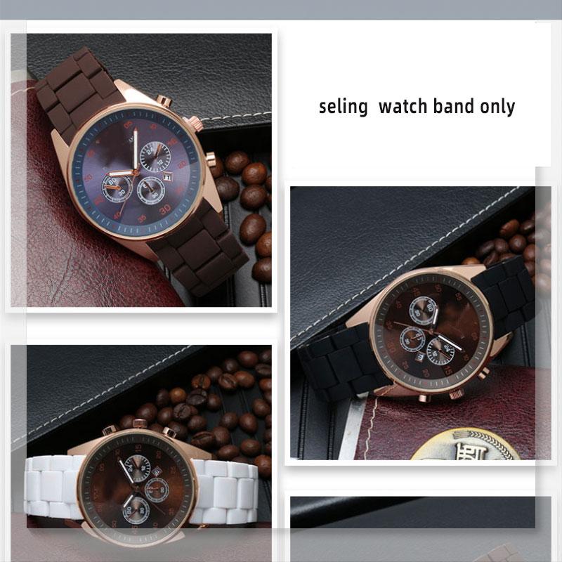 Silicone +Stainless Steel Strap for Armani AR5906 AR5905 AR5890 AR5889 5858 5920 Man 23mm Woman 20mm Rubber Watchband Bracelet