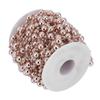 30M Roségold ABS Imitationsperlen Schnur Perlenkette für DIY Bastelgirlande Hochzeitsmittelstücke
