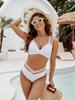 New Two-Piece High-Waisted Lace Bikini - European & American Style