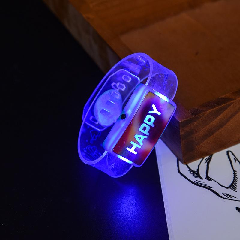 

Glow-in-the-Dark Flashing Bracelet: Fun Luminous Toy for Concerts and Dance Performances