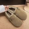 Birkenstocks All-inclusive Winter New One-pedal Doudou Shoes Piled Thickened Cotton Shoes Fluffy Shoes Snow Boots