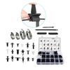 454 Pcs Car Retainer Clips & Plastic Fasteners Kit- Auto  Rivets Set with Hose Clamps Door  Panel