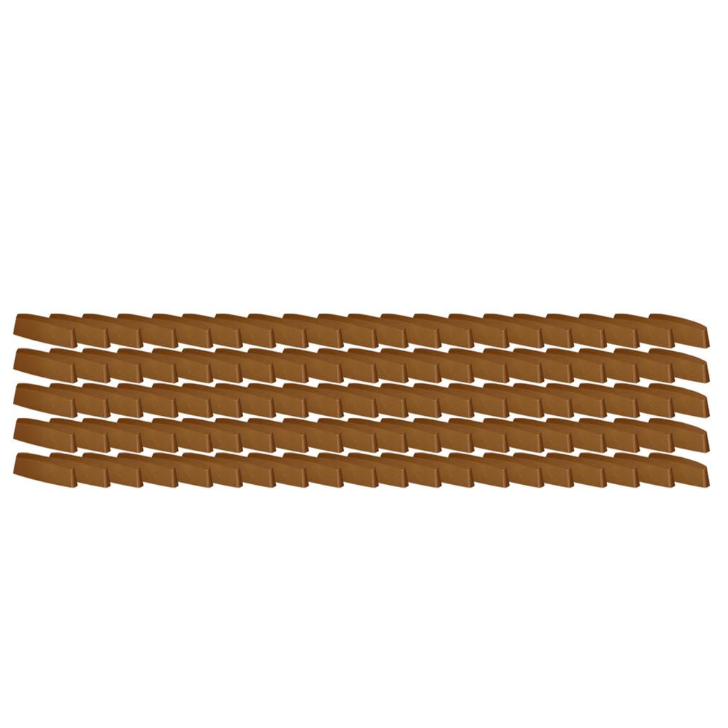 Drainage Cap for PVC Windows Oak Cover 45 MM Set of 100 PCS